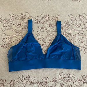 PARADE re:play triangle bralette, discontinued blue, size 2XL